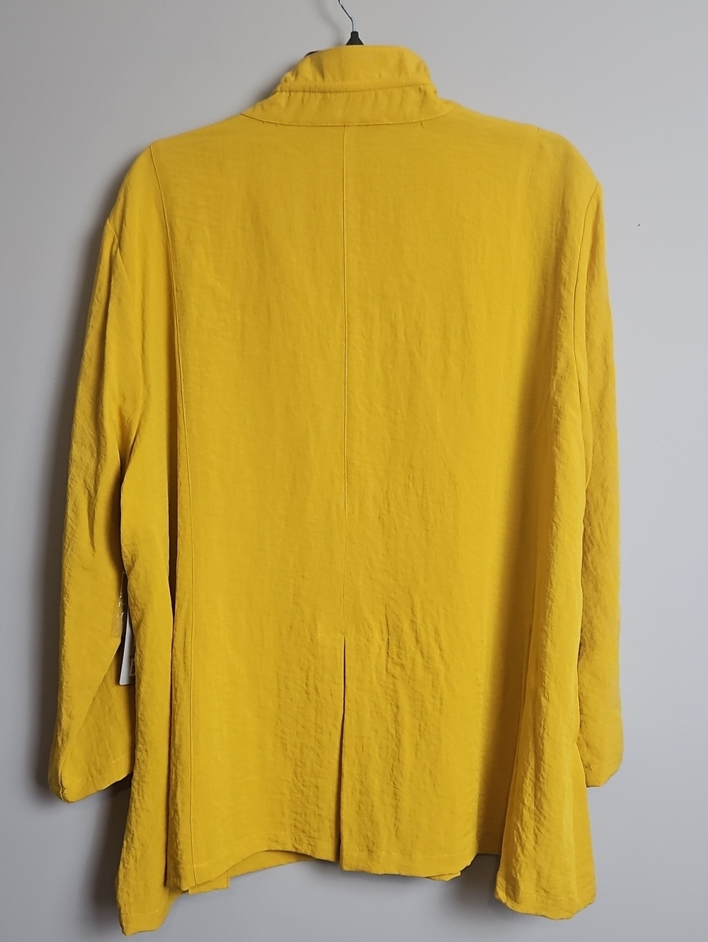 Ali Miles 3/4 Sleeve Statement Button Shirt/Jacket: Color- Mustard: Size-2X - Picture 11 of 16